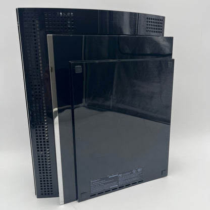 Sony PlayStation 3 Fat PS3 60GB Black Console Gaming System CECHE01