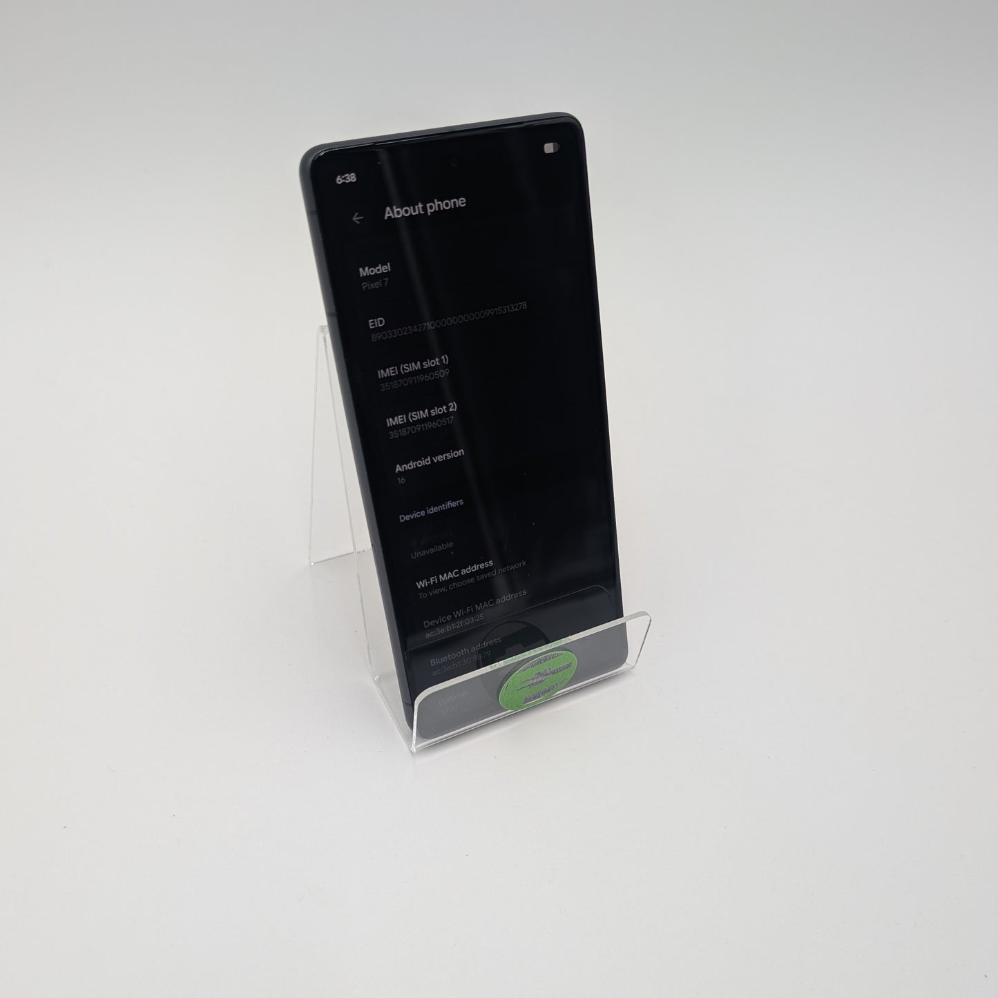 Unlocked Google Pixel 7 128GB Obsidian GVU6C